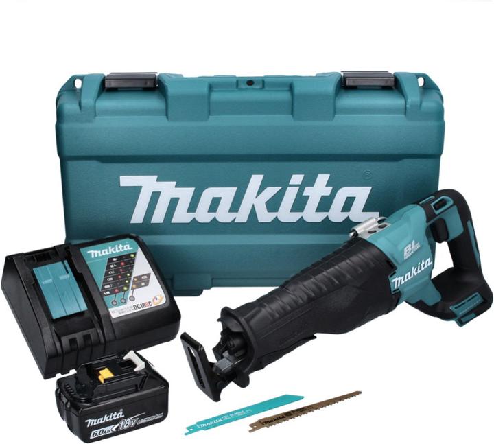 Produktbild Makita DJR 187 RG1K Akku Reciprosäge 18 V Brushless + 1x Akku 6,0 Ah + Ladegerät + Koffer