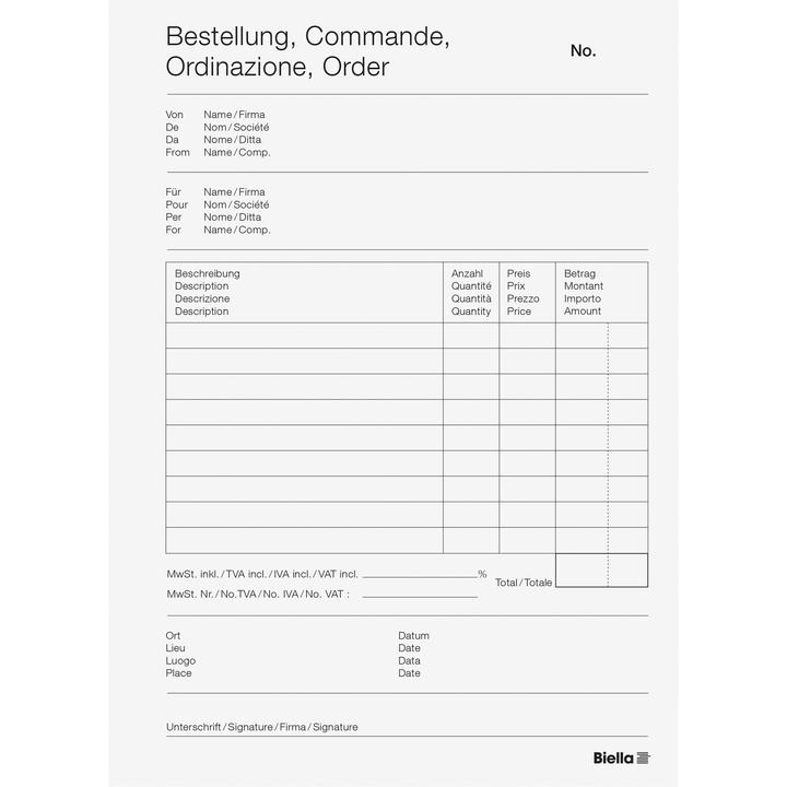 Actual product image Biella Copy pad Copy pad, A5 (100 x)