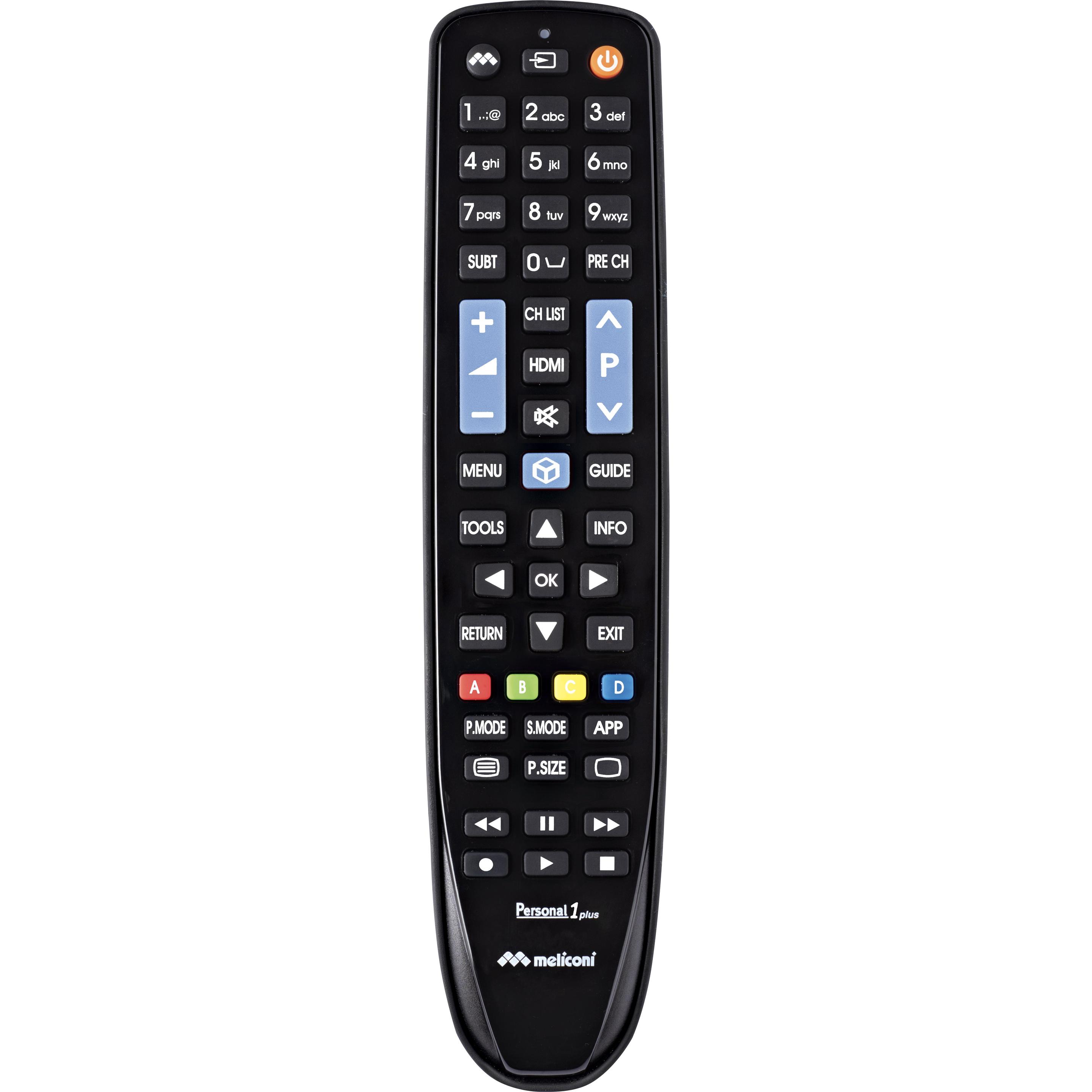 Meliconi Gumbody Personal 1+ Remote Control for SAMSUNG TV Replace Original Remote Control Ready to (Gerätespezifische F...