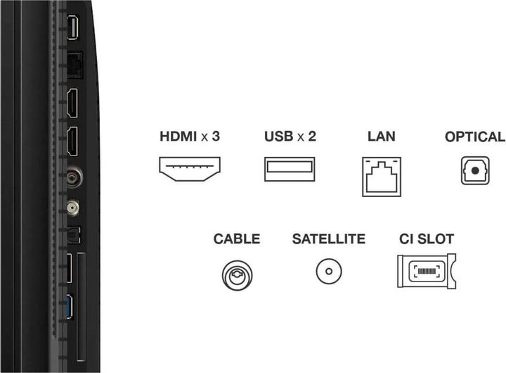 Produktbild TCL 43T69C (43", QLED, 4K, 2025)