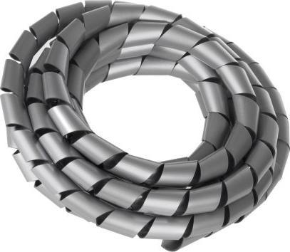 Produktbild Maclean MCTV-687 - Spiralkabelschlauch, 3 m, schwarz, 20,4 x 22 mm (Kabelspiralschlauch, 300 cm)