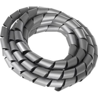 Maclean, Kabelschutz + Kabelführung, MCTV-687 - Spiralkabelschlauch, 3 m, schwarz, 20,4 x 22 mm (Kabelspiralschlauch, 30...