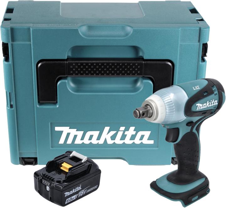 Produktbild Makita DTW 251 G1J Akku Schlagschrauber 18 V 230 Nm 1/2" + 1x Akku 6,0 Ah + Makpac - ohne Ladegerät