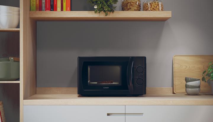 Actual product image Candy Microwave Microwave oven with Grill | CMG20SMB | Free standing | 20 L | 700 W | Grill | Black (20 l)