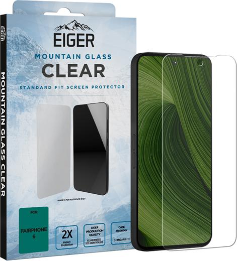 Eiger Display-Glas Standard Fit Mountain Glass Clear (1 pcs, Fairphone (Gen. 6))