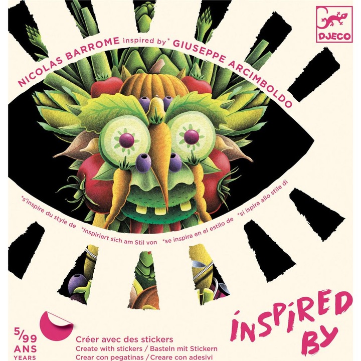 Actual product image Djeco Inspired by Giuseppe Arcimboldo - Spring vegetables