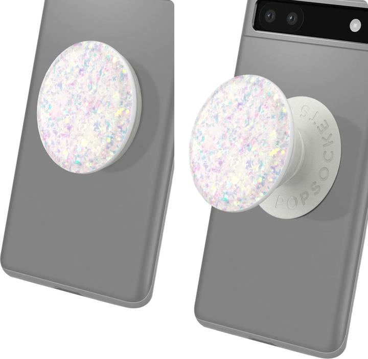 Produktbild PopSockets Iridescent Confetti White (2. Gen, austauschbar)