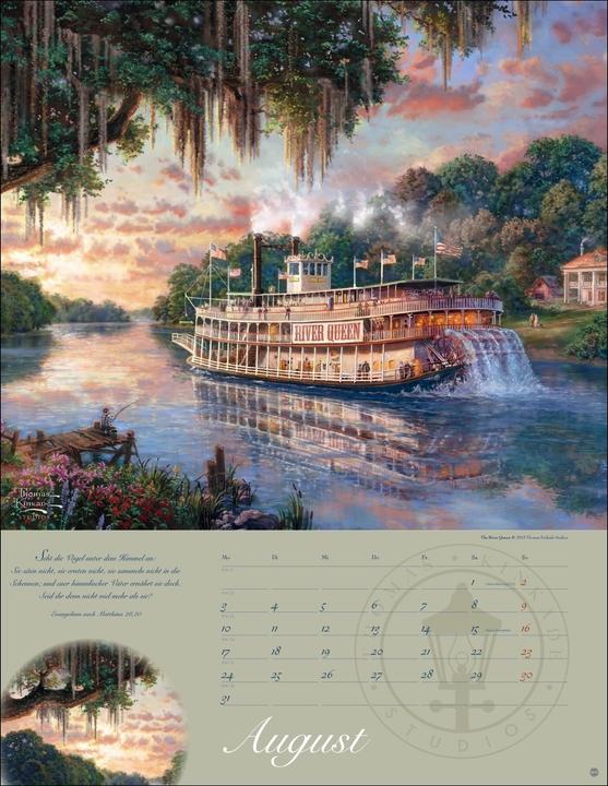 Actual product image Thomas Kinkade: Land im Licht Kalender 2026 (34 x 44 cm)