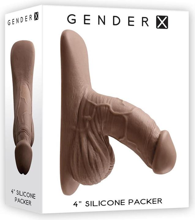 Produktbild Gender X 10,16 cm Silicone Packer Dark Brown