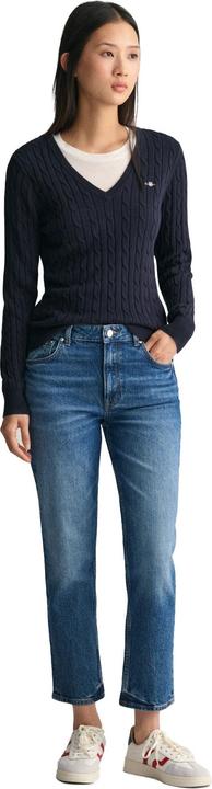 Actual product image GANT Stretch Cotton Cable V-Neck (XL)