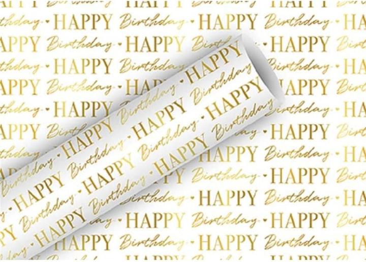 Braun + Company Papier cadeau kraft metallic rouleau (Papier cadeau, 1 x)