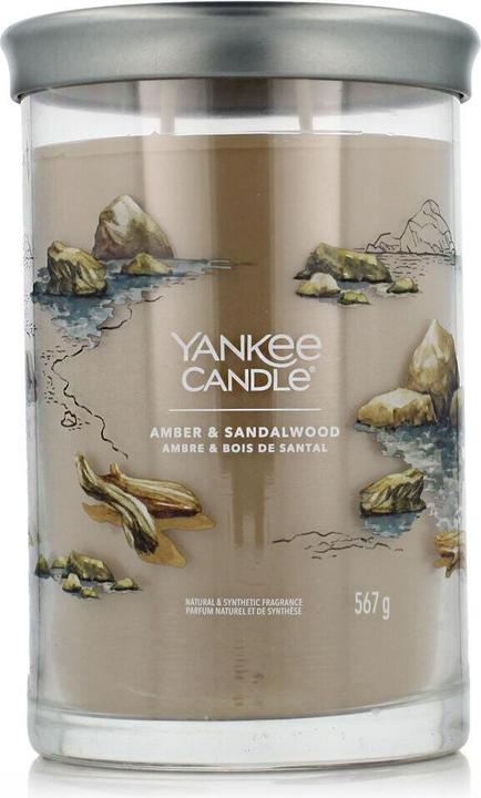 Image du produit Yankee Candle Bougie parfumée Amber & Sandalwood Signature Large Jar