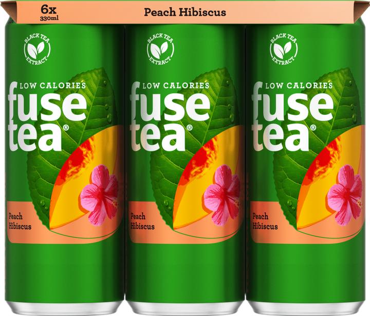 Actual product image Fusetea Peach Hibiscus (24 x 33 cl)