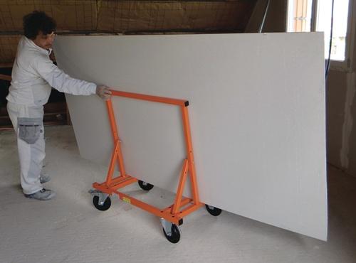 Actual product image Peddinghaus Mondelin Plasterboard Transport Trolley With 4 Castors - Max. 900kg - Loadable (900 kg)