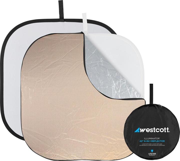 Westcott Folding reflector 6-in-1 kit (Folding reflector, 106.68 cm)