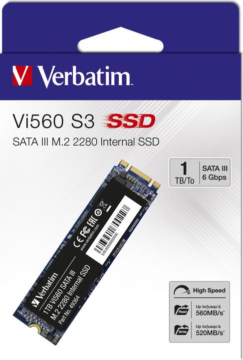 Actual product image Verbatim Vi560 S3 (1000 GB, M.2 2280)