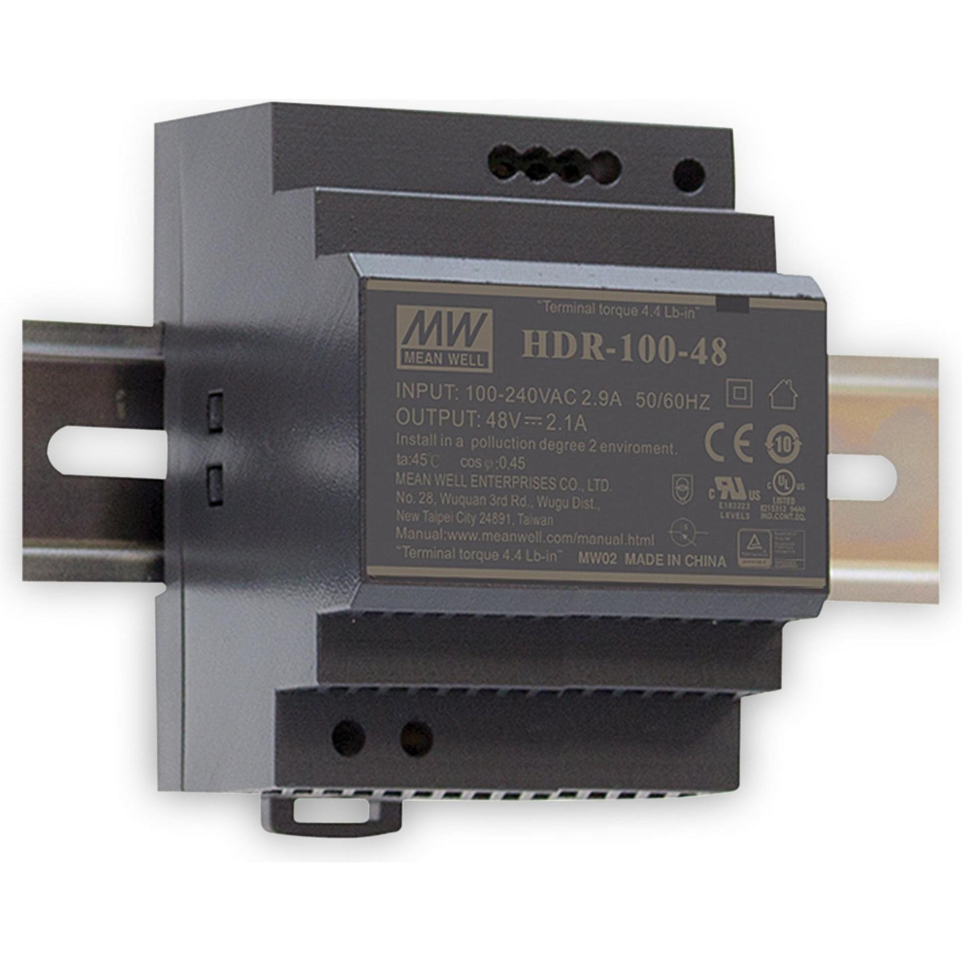 MeanWell, Systemstromversorgung, Hutschienen Netzteil (DIN Rail) 24 V/DC 3.83 A 92 W 1 x