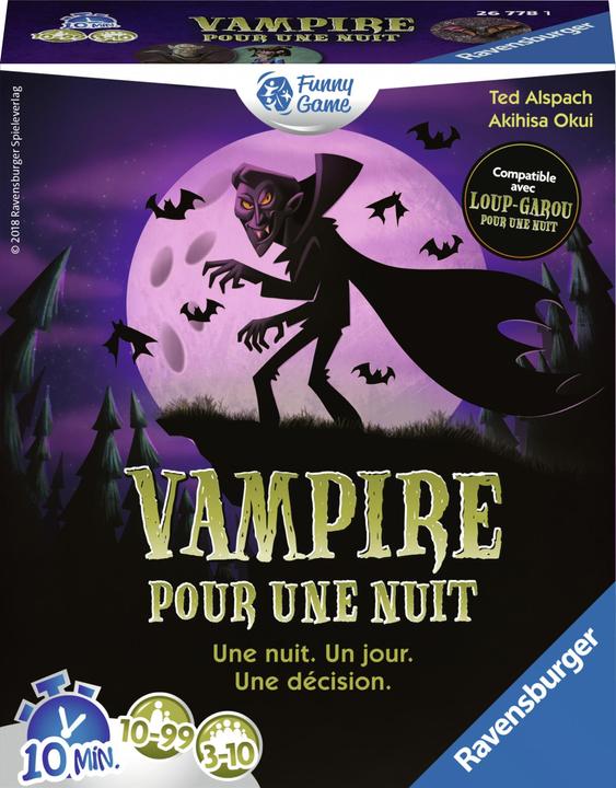 Actual product image Ravensburger Vampire pour une nuit (French)