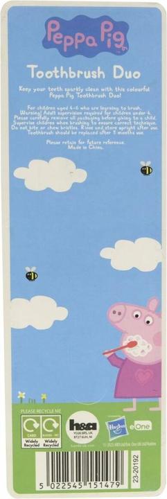 Actual product image Peppa Pig Zahnbürsten-Duo (2x)