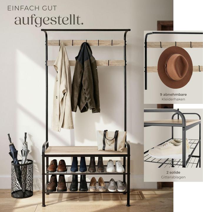 Image du produit tectake Penderie Alberta