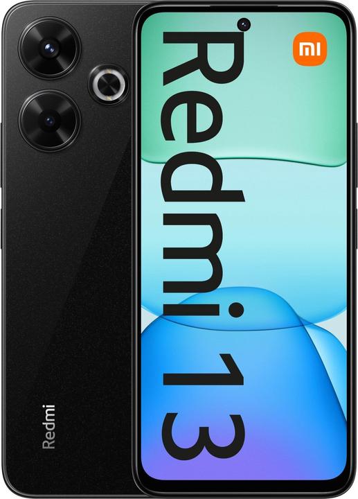 Produktbild Xiaomi Redmi 13 (256 GB, Midnight Black, 6.79", Hybrid Dual SIM, 4G)