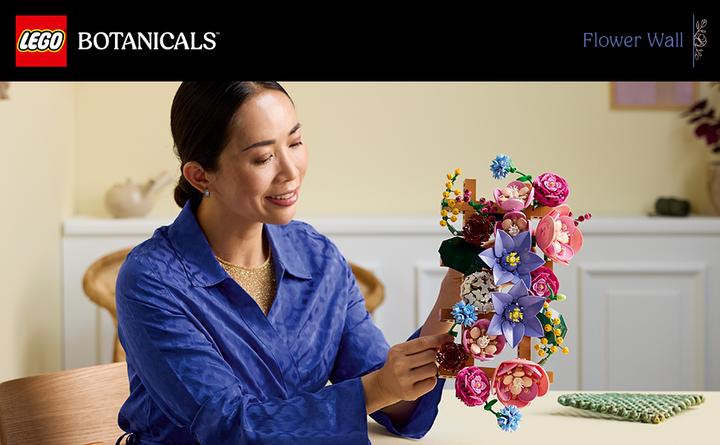 Actual product image LEGO Blumen an der Wand (LEGO Botanicals)