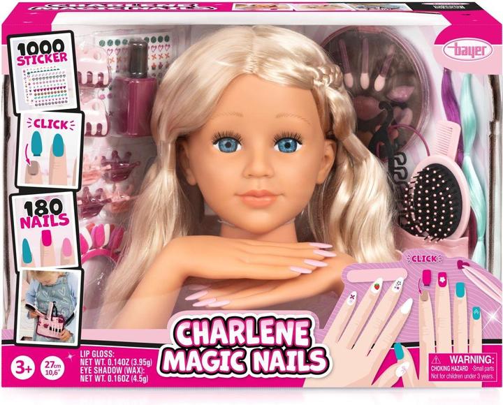 Produktbild Bayer Charlene Super Magic Nails & Schminkkkopf