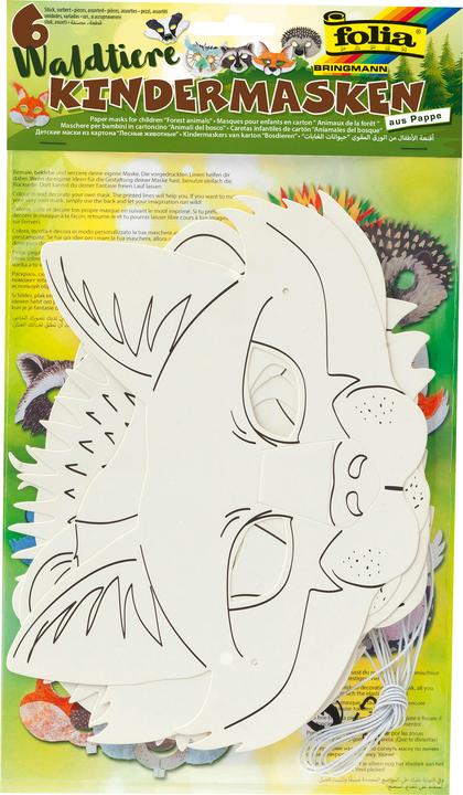 Folia Kindermasken Waldtiere