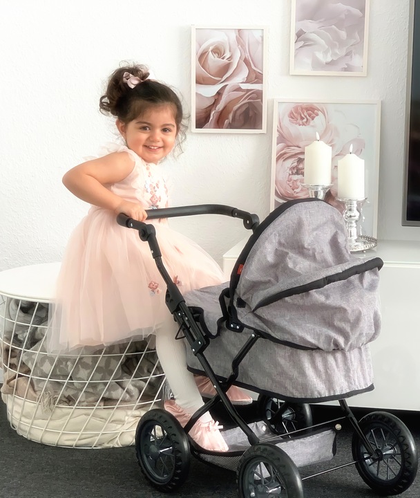 Image du produit Knorrtoys Poussette de poupée Ruby - stone brown