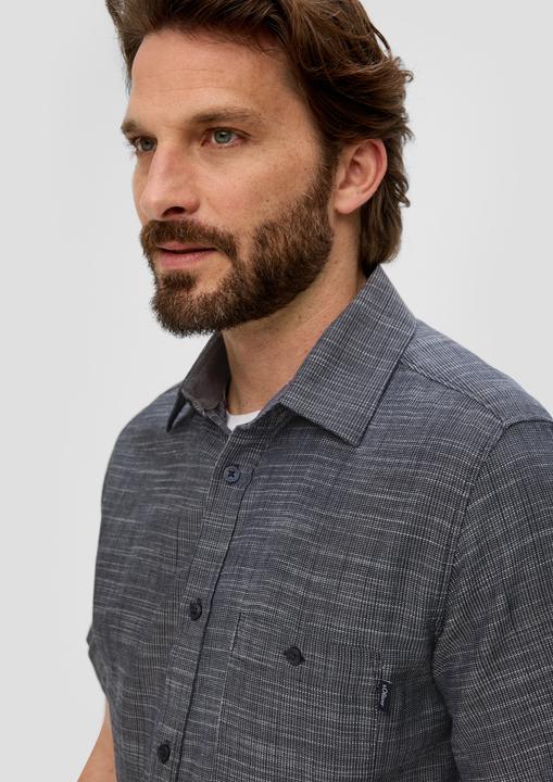 Immagine prodotto s.Oliver Hemd Slim: Kurzarmhemd mit Kentkragen (M)