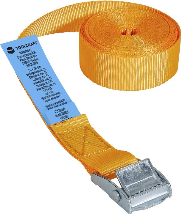 Toolcraft Tension strap with clamp fastener
