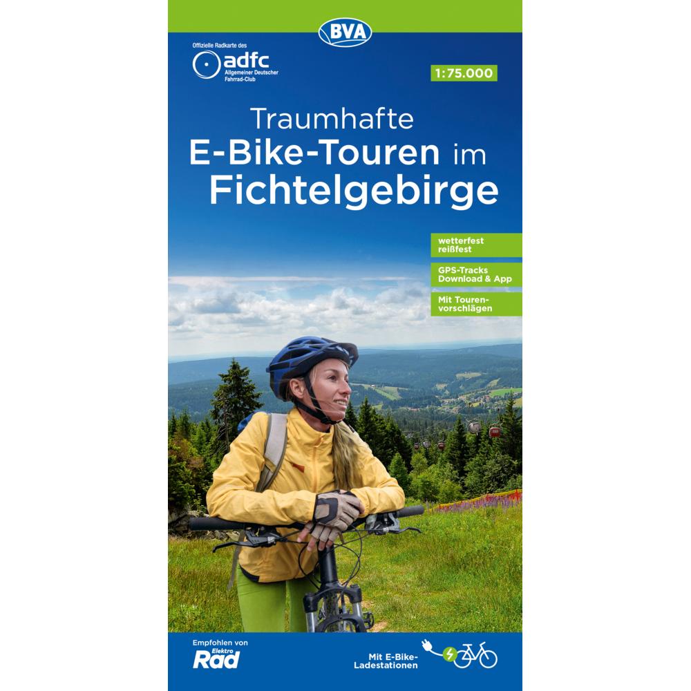 ADFC Traumhafte E-Bike-Touren Fichtelg, Landkarte