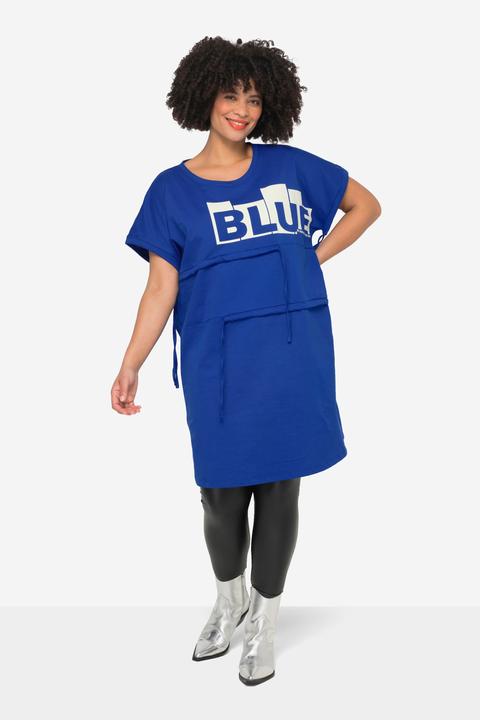 Produktbild Angel of Style Long-Shirt, oversized, Schriftzug, Rundhals, Raffbänder (52)