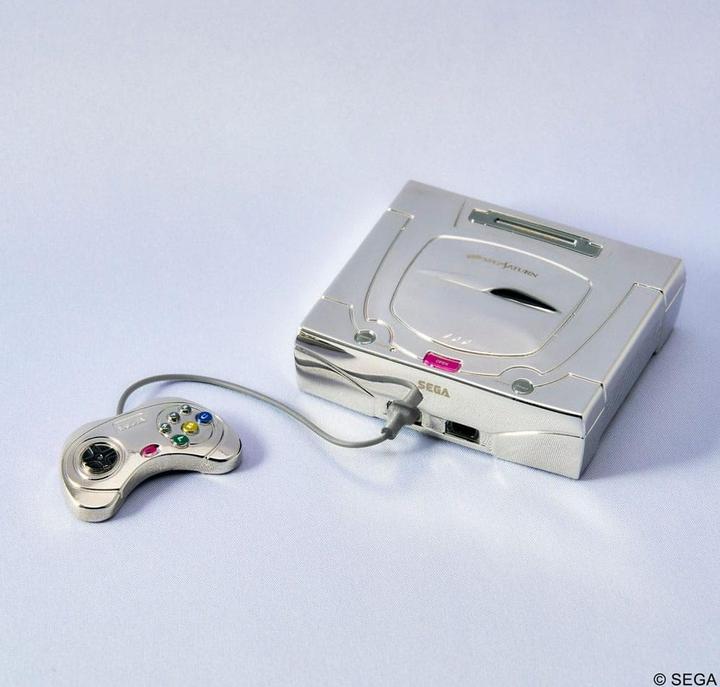 Produktbild Square Enix Sega Hardware Series Bright Arts Gallery Diecast Minifigur Sega Saturn White