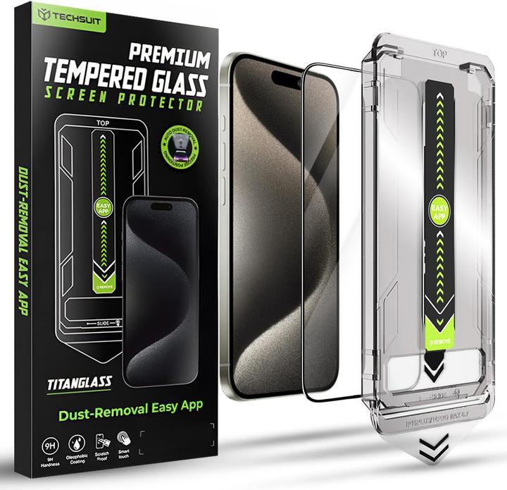 Produktbild Techsuit TitanGlass FullCover (1 Stk., Apple iPhone 15 Pro Max)