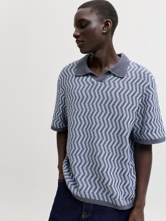 Produktbild Jack & Jones Joraiden Knit Split Neck Polo Styd Ss26 (XL)