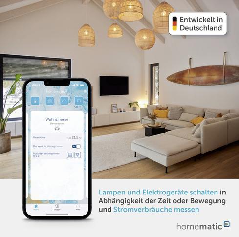 Actual product image Homematic IP Switch-measurement actuator - flush-mounted (Switch actuator)