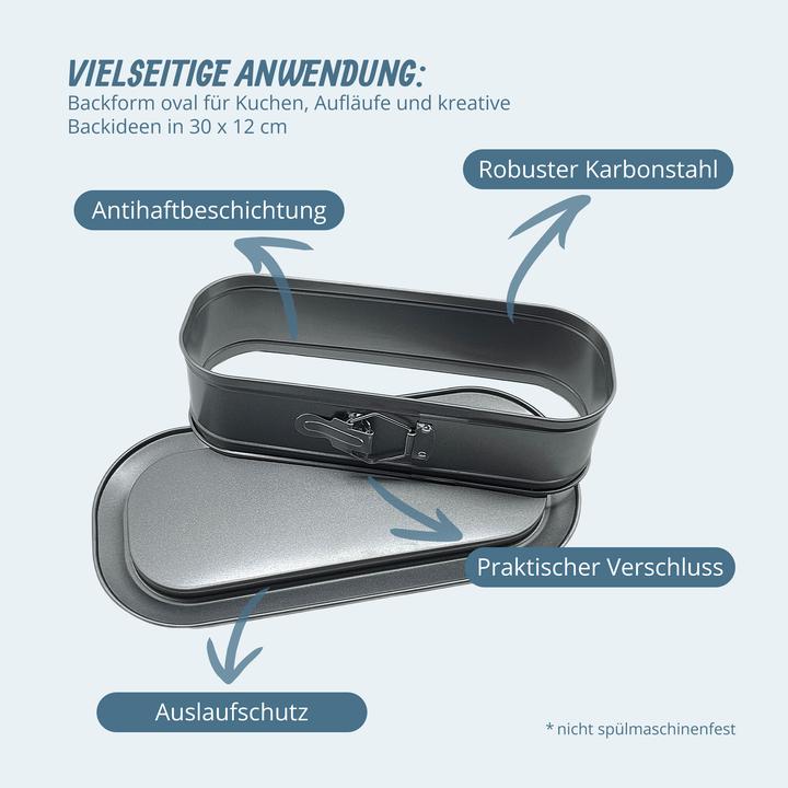 Produktbild Relaxdays Springform Kastenform mit Auslaufschutz