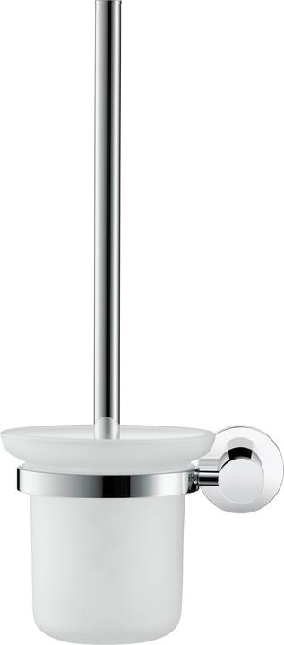 Duravit Brush set D-CODE for wall mounting, glass matt chrome