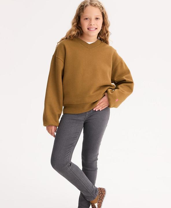 Immagine prodotto La Redoute Collections Sweatshirt mit V-Ausschnitt aus Molton (164)