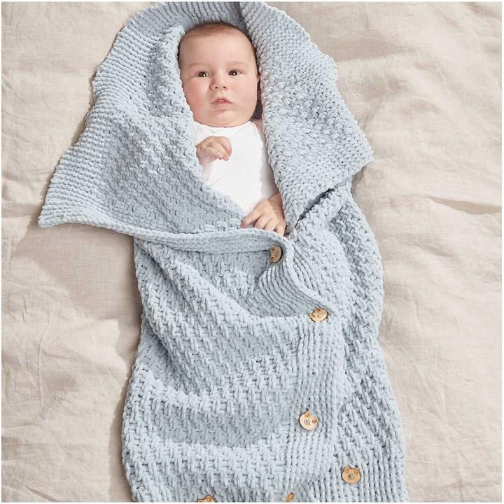 Actual product image Rico Design Wool Chenillove 100 g, light blue (110 m)