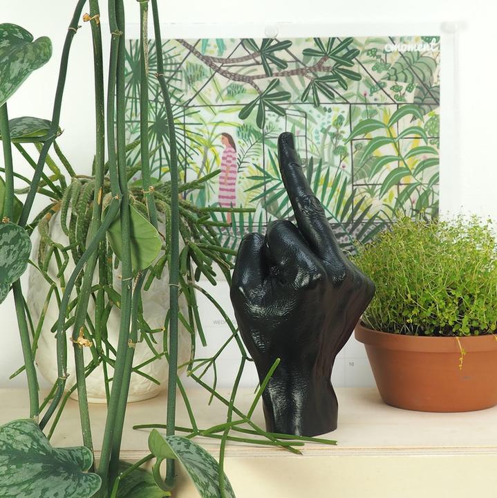 Actual product image TOP The Finger Skulptur