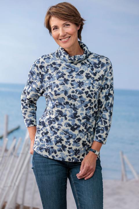 Produktbild Barbara Lebek Damen Flausch-Rollkragenpullover (42)