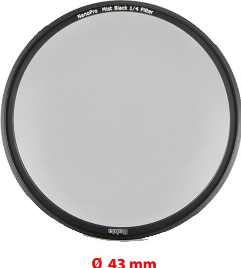 Produktbild Haida NanoPro Mist Black Dunst 1/4 Filter 43mm (43 mm, Diffusionsfilter)