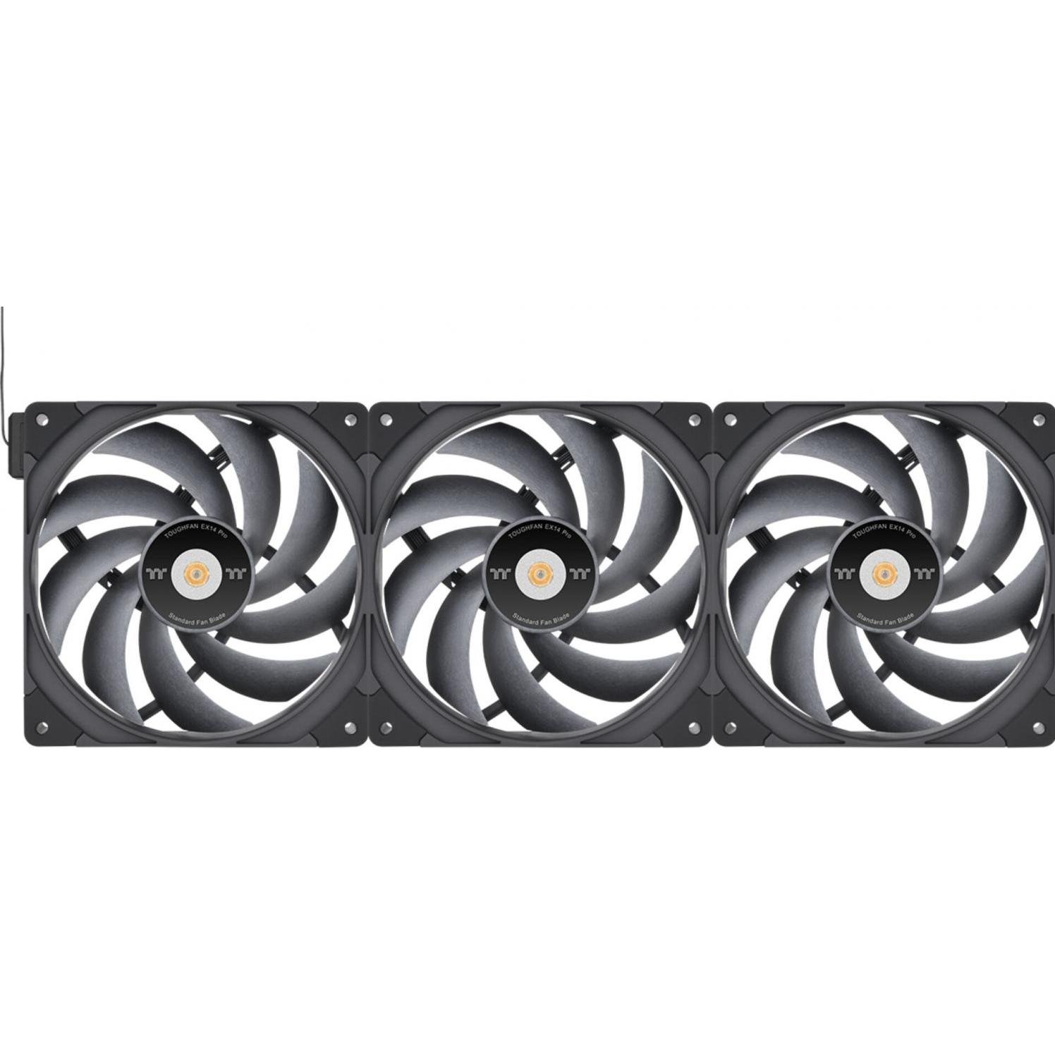Thermaltake EX14 Pro (140 mm, 3 x), PC Lüfter, Schwarz