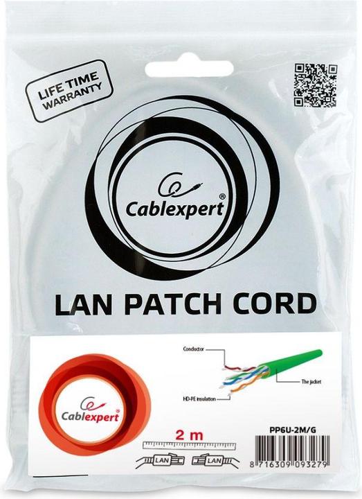 Produktbild Gembird Patch-Kabel (U/UTP, CAT6, 2 m)