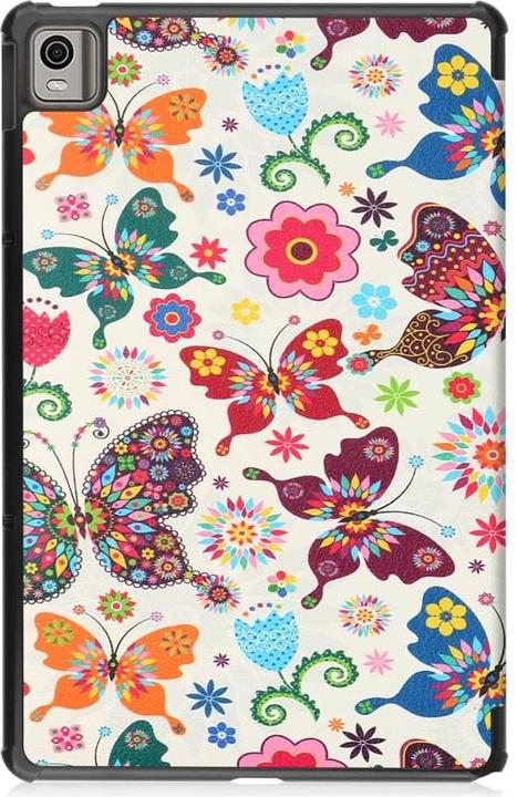 Actual product image Cover-Discount Nokia T21 - Tri-fold Smart Case Butterflies (Nokia T21)