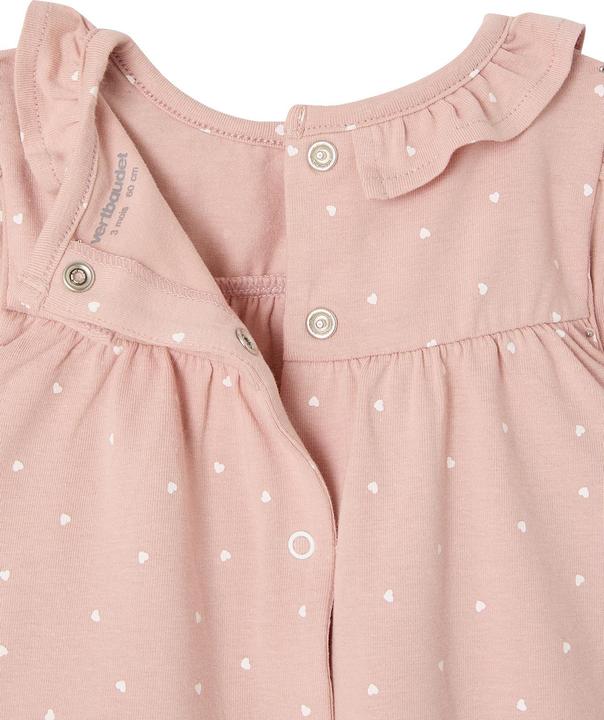 Produktbild Vertbaudet Bio-Kollektion: Baby-Set aus Kleid, Leggings & Haarband, Herzen (68)