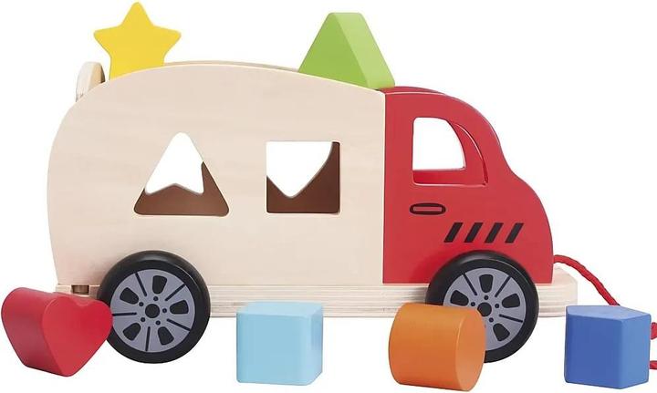 Actual product image New Classic Toys Pull sorting game truck