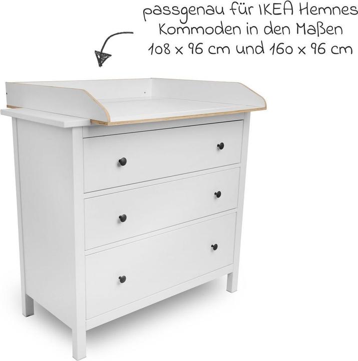Produktbild jonka Wickel-Set für IKEA Hemnes Kommode inkl.